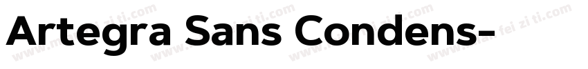 Artegra Sans Condens字体转换
